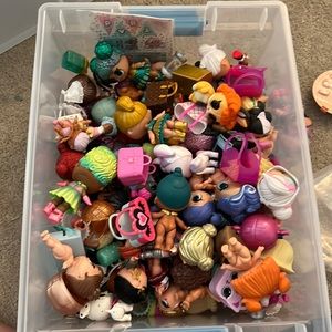 Lot of LOL Dolls and Accessories